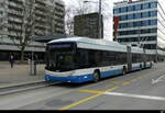 VBZ - Hess Trolleybus Nr.91 unterwegs auf der Linie 31 in Altstetten am 22.02.2026