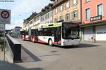 RVBW/Twerenbold Nr. 302 (MAN A23 Lion's City GL) am 10.5.2016 in Baden, Schlossbergplatz