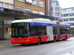 VB Biel - Trolleybus Nr.56 unterwegs auf der Linie 1 in Biel am 23.04.2016