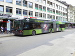 VB Biel - Trolleybus Nr.53 unterwegs auf der Linie 4 in der Stadt Biel am 19.06.2016