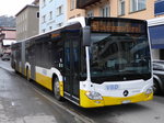 VBD - Mercedes Citaro Nr.11  GR 46524 unterwegs auf der Linie 1 in Davos am 26.03.2016