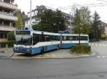 VBZ - Abschiedsfahrt des TMZ fr die Mercedes O 405 GTZ Trolleybuse Nr.140 unterwegs auf einer Extrafahrt durch die Ganze Stadt am 21.04.2013