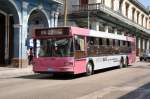 MAZ 107 Linienbus aus Weissrussland mit der Betriebsnummer 671 in Havanna. Die Aufnahme stammt vom 12.07.2013.