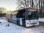Iveco Crossway der MVVG in Alt Schwerin am 08.01.2024