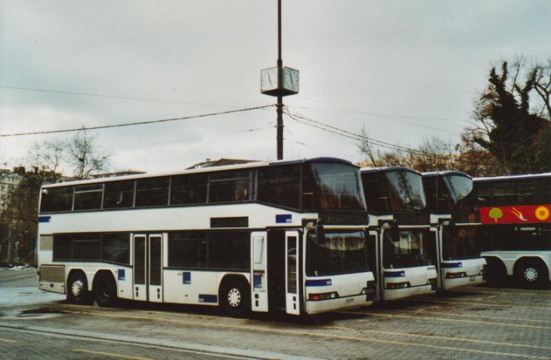 TL Lausanne Nr. 505/VD 1353 Neoplan am 22. Dezember 2008 Lausanne, Depot Borde