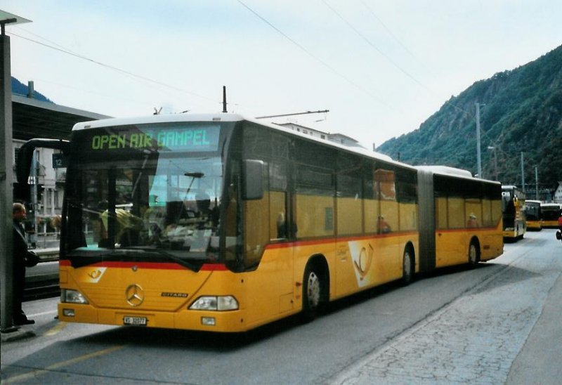 TMR Martigny VS 32'077 Mercedes Citaro am 16. August 2008 Brig, Bahnhof