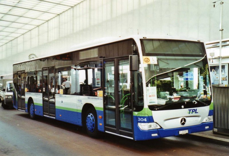 TPL Lugano Nr. 304/TI 223'917 Mercedes Citaro am 12. September 2009 Lugano, Centro