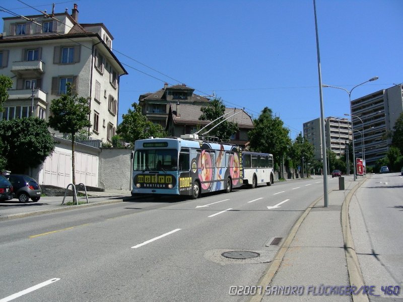 Trolleybus auf der Linie 2 in boisy (?).