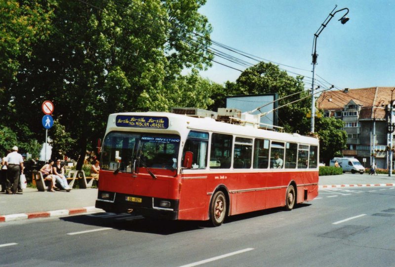 Tursib, Sibiu Nr. 230/SB-0021 FBW/R&J Trolleybus (ex VB Biel) am 27. Mai 2009 Sibiu, Parcul Theretulu