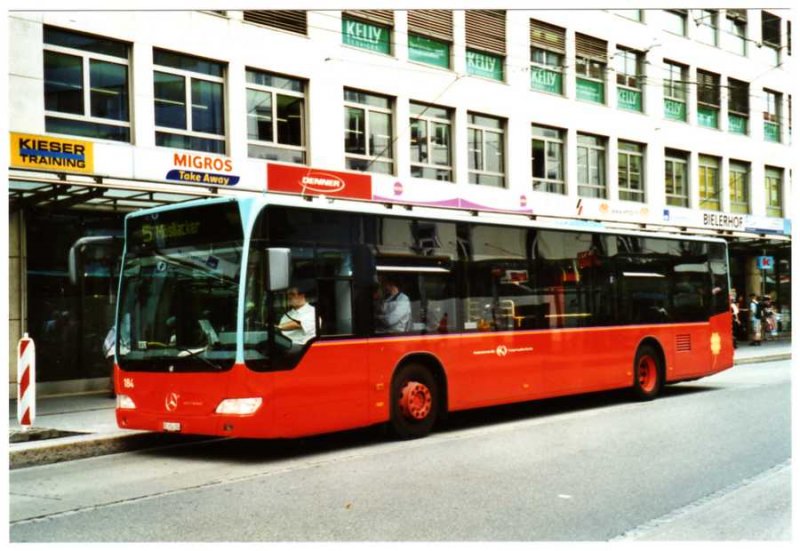 VB Biel Nr. 184/BE 654'184 Mercedes Citaro am 8. Juni 2009 Biel, Gusanplatz