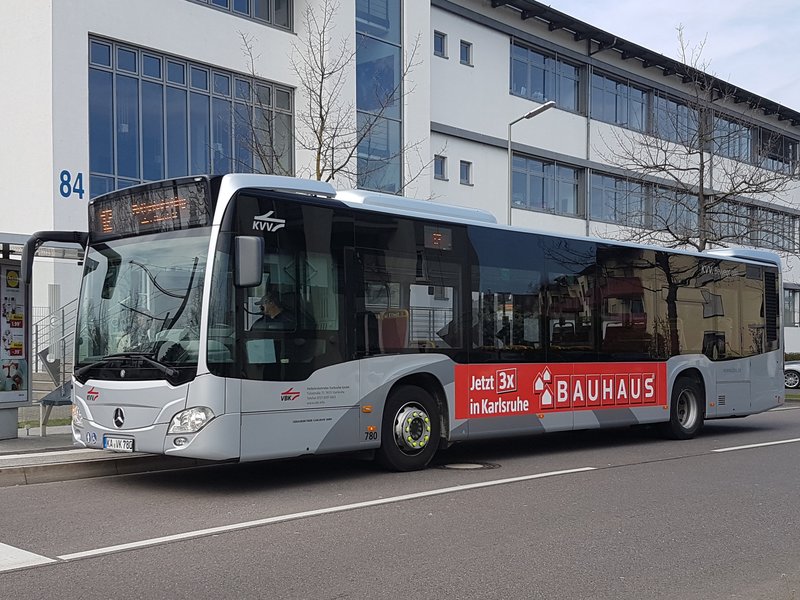 Vbk Karlsruhe Mercedes Benz O530 Citaro C2 April 2019 Karlsruhe Hagsfeld Sev Linie 12 Reitschulschlag Uber Hagsfeld Bus Bild De
