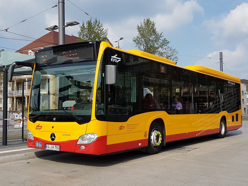 Vbk Karlsruhe Mercedes Benz O530 Citaro Leu C2 April 2019 Karlsruhe Durlacher Tor Sev Linie 12 Spock Uber Hagsfeld Bus Bild De