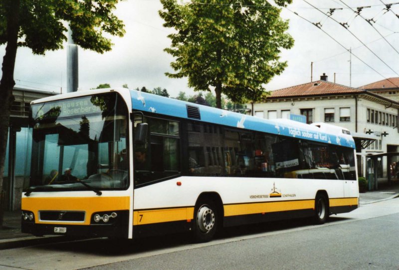 VBSH Schaffhausen Nr. 7/SH 38'007 Volvo am 6. Juni 2009 Schaffhausen, Bahnhof