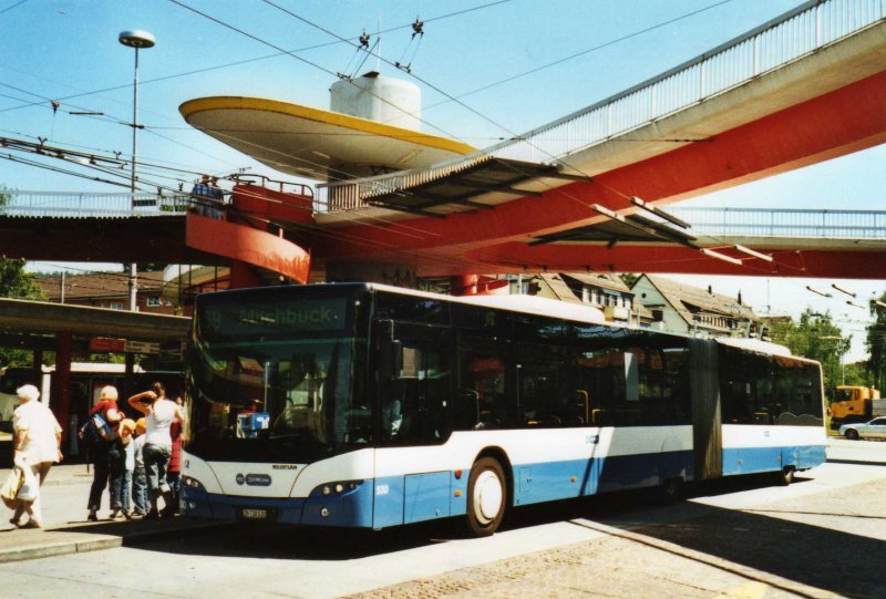 VBZ Zrich Nr. 530/ZH 730'530 Neoplan am 17. Juni 2009 Zrich, Bucheggplatz