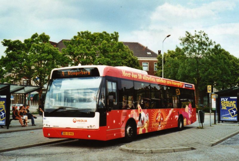 VEOLIA Nr. 5191/BS-JS-90 VDL Berkhof am 5. Juli 2009 Venlo, Bahnhof