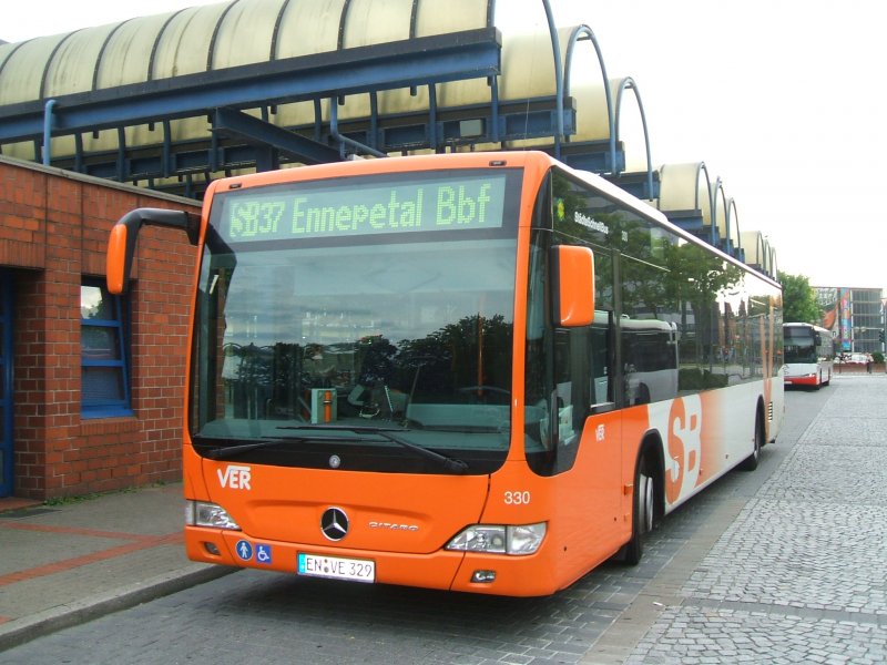 VER Mercedes Citaro Linie SB37 von Bochum Hbf. nach Ennepetal Bbf.