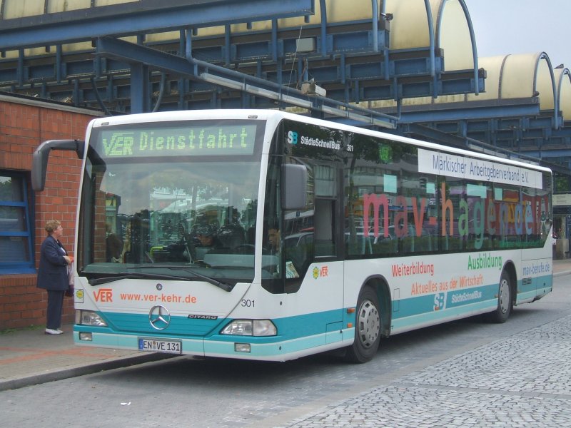 VER  SB37 Mercedes Citaro fhrt Bochum Hbf. nach Ennepetal-Milspe .  