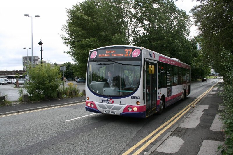 Volvo B7RLE/Wright Eclipse Urban von First unterwegs bei Eccles