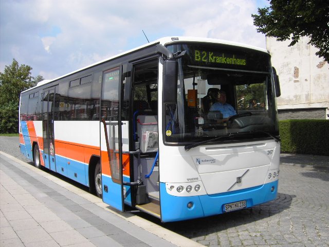 Volvo der Neisseverkehr, Betriebshof Forst (Lausitz), Haltestelle: Forst, Bahnhof