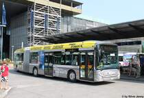 AAGR Nr. 45 (Heuliez GX 427) am 11.7.2013 beim Bhf. Luzern