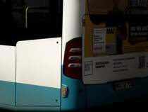 Rcklicht eines MB Citaro vom SVM am 13.09.13 in Frankfurt Enkheim