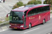 Mercedes Benz Travego, Emile Weber (Luxembourg), autoroute Ble - Berne 14.09.2013