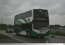Alexander Dennis Limited Enviro 500  GO Transit . Aufgenommen am 7. September 2013 in Oshawa, Ontario / Kanada.