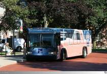 Gillig Low Floor  The Henry Ford  auf dem Museumsgelnde des Ford Museums in Dearborn, Michigan / USA am 4. September 2013.