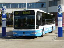 WilMobil - Mercedes Citaro Nr.254  SG 164719 beim Bahnhof in Will am 05.09.2013