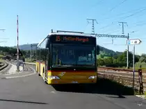 Postauto - Mercedes Citaro  VD 5771 unterwegs bei Pal�zieux am 03.09.2013