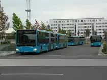 Shuttle Busse f�r die IAA. Aufgenommen am 20.09.2013.