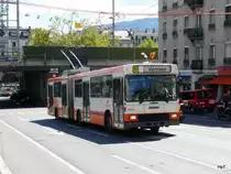TPG - NAW-Siemens BGT5-25  Nr.684 unterwegs auf der Linie 19 in Genf am 09.09.2013