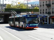 TPG - NAW-Siemens BGT5-25  Nr.704 unterwegs auf der Linie 6 in Genf am 09.09.2013