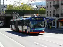TPG - NAW-Siemens BGT5-25  Nr.704 unterwegs auf der Linie 6 in Genf am 09.09.2013