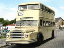 Doppeldecker IFA Do 54, Sonderverkehr Mai 2007 hier in Schildow