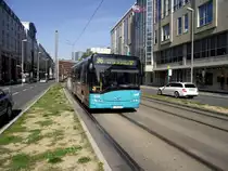 VGF Solaris Urbino auf der Linie 36 in Frankfurt am Main am 27.09.13  