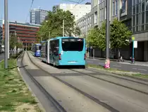 VGF Citaro C2 von hinten am 27.09.13 in Frankfurt  