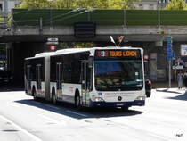 TPG - Mercedes Citaro  Nr.159  GE  960543 unterwegs auf der Linie 9 in Genf am 09.09.2013