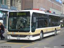 Als Ersatz f�r die knapp 20 j�hrigen Mercedes/RJ O405 kaufte sich die AZZK neue Citaros, von denen die Nr. 52 am 24.4.08 am Bellevue die Fahrg�ste aussteigen l�sst.