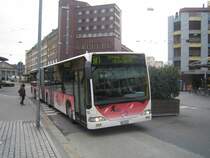 BGU Nr. 32 am 23.4.08 beim Guisanplatz. Da die Strasse leicht schief ist, kommt der Citaro auch so schr�g daher gefahren...