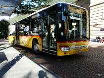 Postauto - Setra S 414 NF  TI  162734 in Bellinzona am 18.09.2013