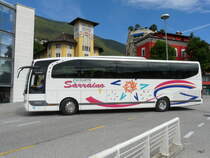 Reisecar Mercedes Tourismo unterwegs in Locarno am 18.09.2013