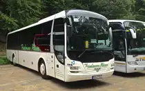 Dieser MAN Lion's Regio von Friedmann Reisen aus Schweighofen stand w�hrend eines Bundesligaspiels des 1.FCK auf einem Parkplatz und wartete auf seinen Einsatz.