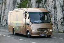 Sitcar Kleinbus auf Mercedes-Basis  Mattuzzi , bei Limone am Gardasee/Italien 04.09.2013