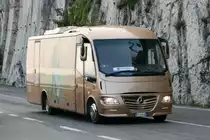 Sitcar Kleinbus auf Mercedes-Basis  Mattuzzi , bei Limone am Gardasee/Italien 04.09.2013