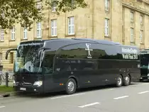 Mercedes Travego M Euro 6 Vorf�hrwagen, unterwegs f�r Golf Mercedes Trophy World Final 2013, Stuttgart 28.09.2013