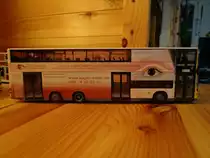 Ein Rietze BVG Man Lions City DD mit Augenzentrum Berlin Werbung - Zielschild : 282 U Breitenbachplatz - BVG Wagennr.: 3342 - aus meiner Sammlung