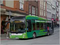 MAN Lion's City Hybrid Bus im Einsatz in den Stra�en von L�beck am 20.09.2013.