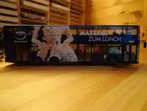 Rietze BVG MAN Lions City DD mit Nivea Haus Werbung - Zielschild : 200 Unter den Linden/Friedrichstr. - BVG Wagennr.: 3276 - aus meiner Sammlung