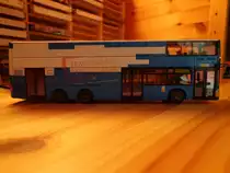 Rietze BVG MAN Lions City DD mit Kunsthalle Berlin Werbung - Zielschild : 200 S+U Zoolog.Garten - BVG Wagennr.: 3311 - aus meiner Sammlung